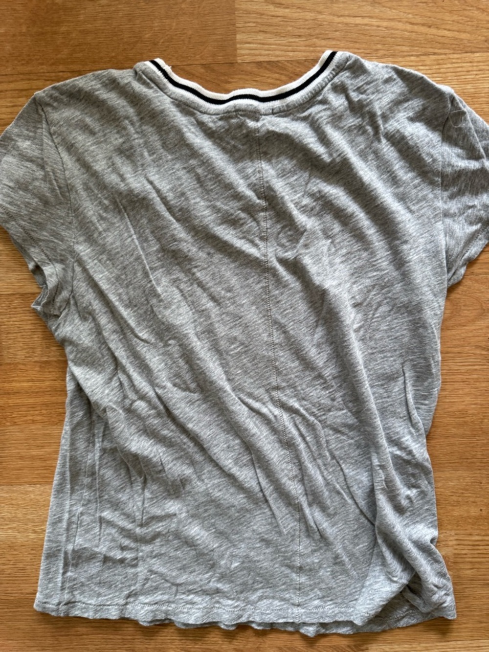 Goldie Tee Heather with Contrast Neck Trim - Picture 2 of 2